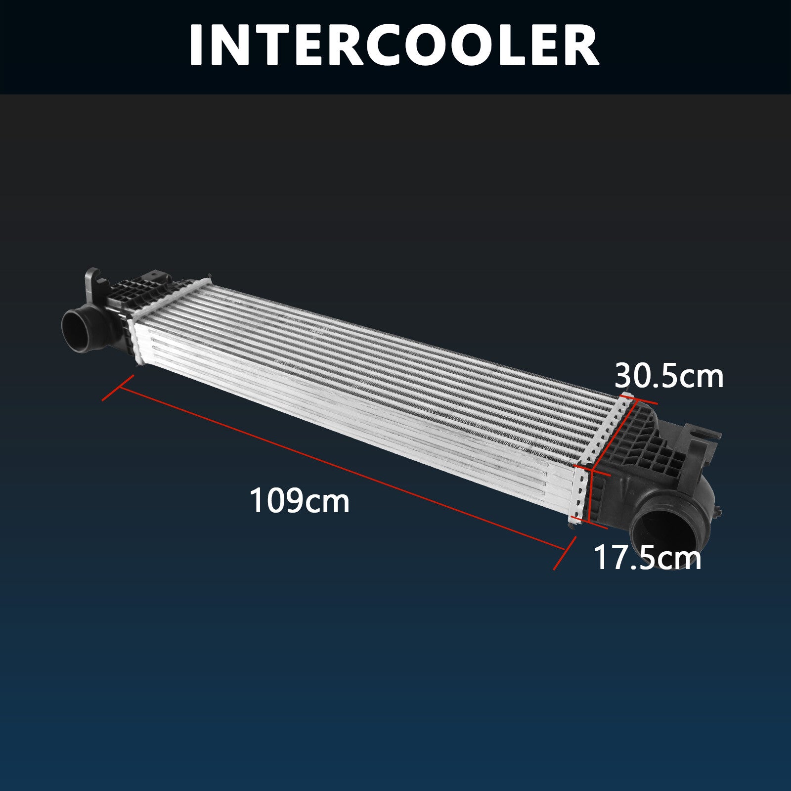 Intercooler Charge Air Cooler for Ford Edge 2.0T 2015 2016 2017 F2G36K775DA