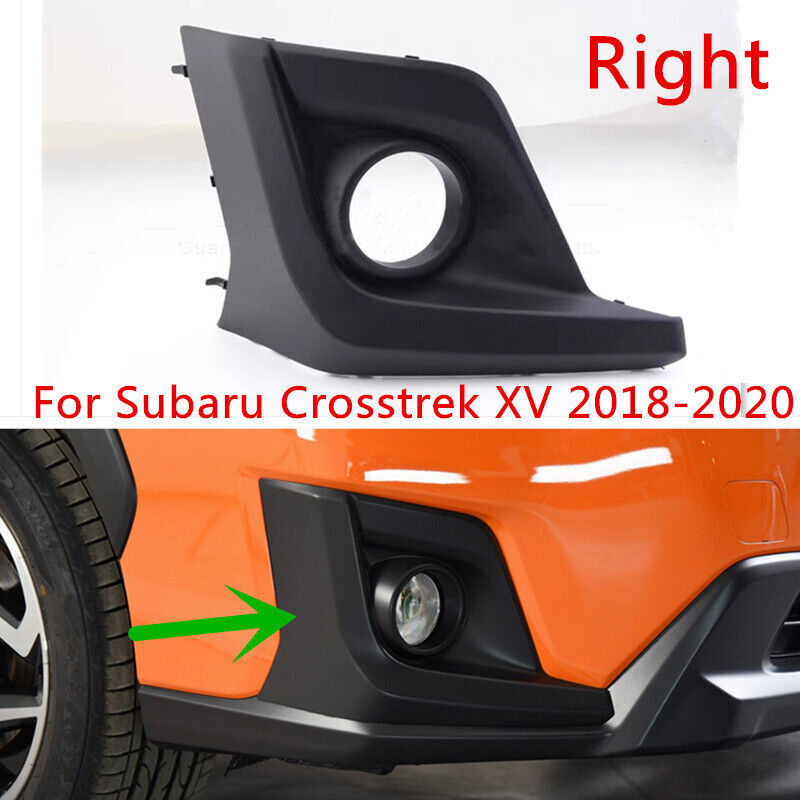 Right Front Bumper Fog Light Lamp Cover Bezel for Subaru Crosstrek XV 2018-2020