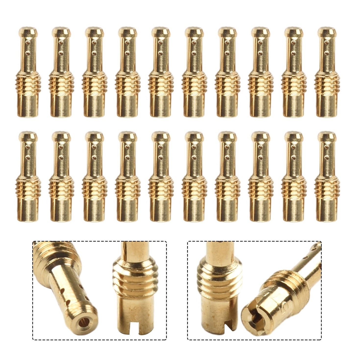 20pcs Carburetor 12.5 60 Parts For Jet 8 Bleed Holes Kit For VM