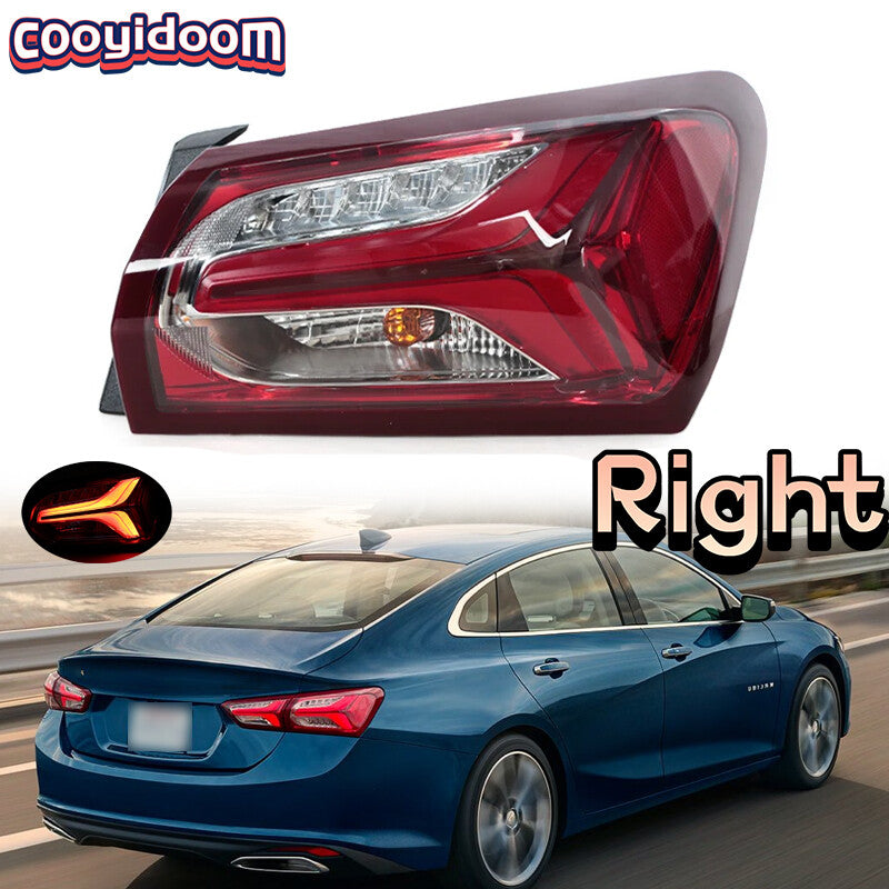 Right Rear Outside Taillight assembly LED for Chevrolet Malibu XL 2019-2021