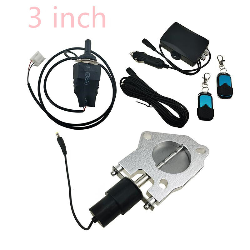 3 3inch Electric Exhaust Butterfly Valve Control Motor RemoteManual Control