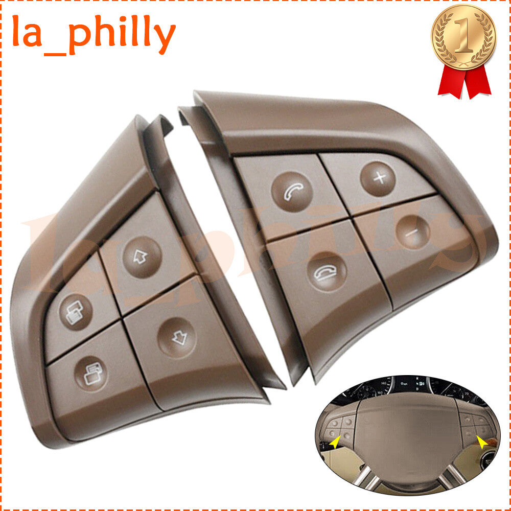 1 Pair for Mercedes-Benz W164 W251 W245 Steering Wheel Switch 4 Button