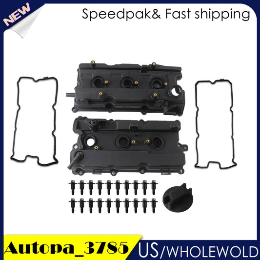 Engine Valve Cover Set for Nissan Altima Maxima Murano Quest I35 VQ35DE 2002-07