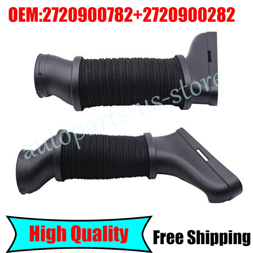 1Pair Air Cleaner Intake-Inlet Duct Hose For MercedesBenz W203 C Class C230 C350