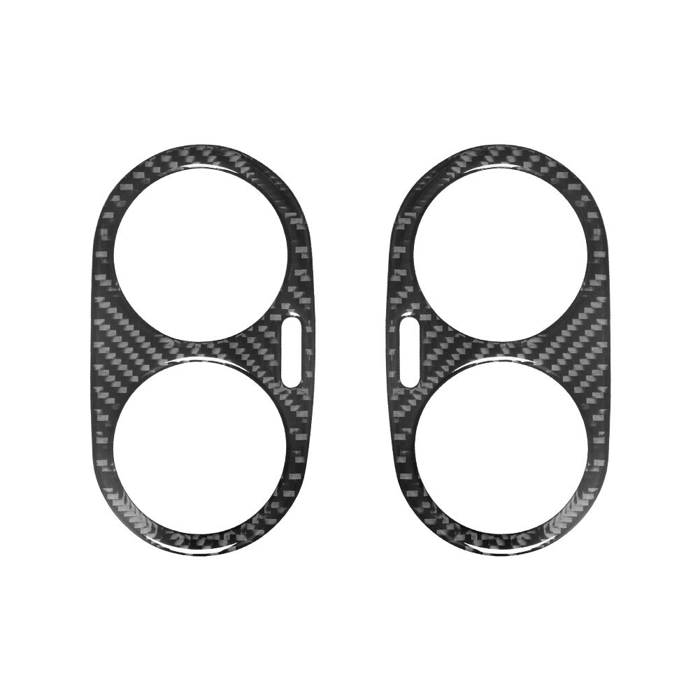 2X Carbon Fiber Side Air Vent Outlet Cover Trim for Volkswagen for Tiguan 2013-2017