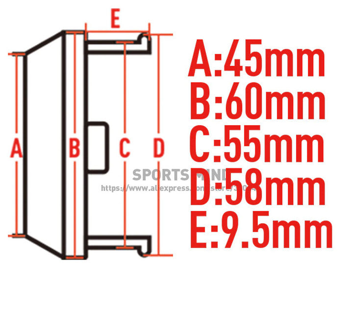 Suitable for ABT car keychains, key rings, horseshoe buckles, carbon fiber leather, black