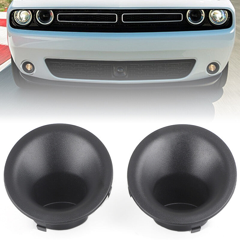 2x Fog Light Front Bumper Lamp Cover Bezel Frame for 2015-2022 for Dodge for Challenger