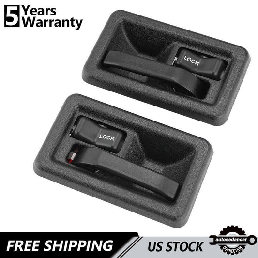 2PCS LH RH Inside Door Handles Interior for 1987-2004 for Jeep YJ TJ for Wrangler