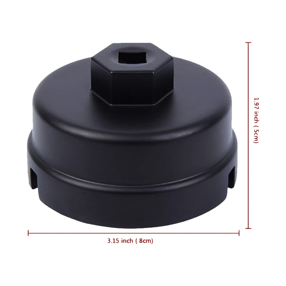 Cap Wrench Cup Socket Remover Tool Oil Filter for Toyota for Lexus 64MM 14 Flutes