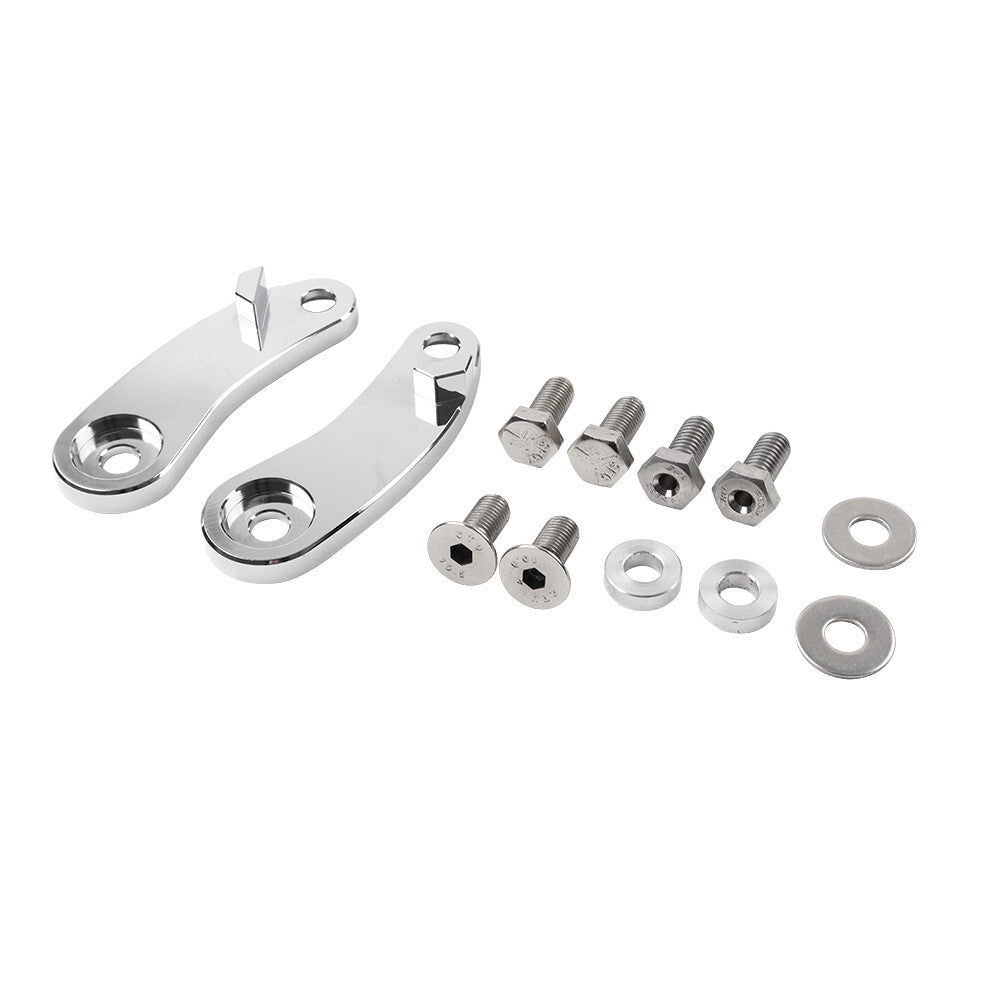 Turn Signal Mount Bracket Relocation Kit for Harley Softail Bad Boy Springer