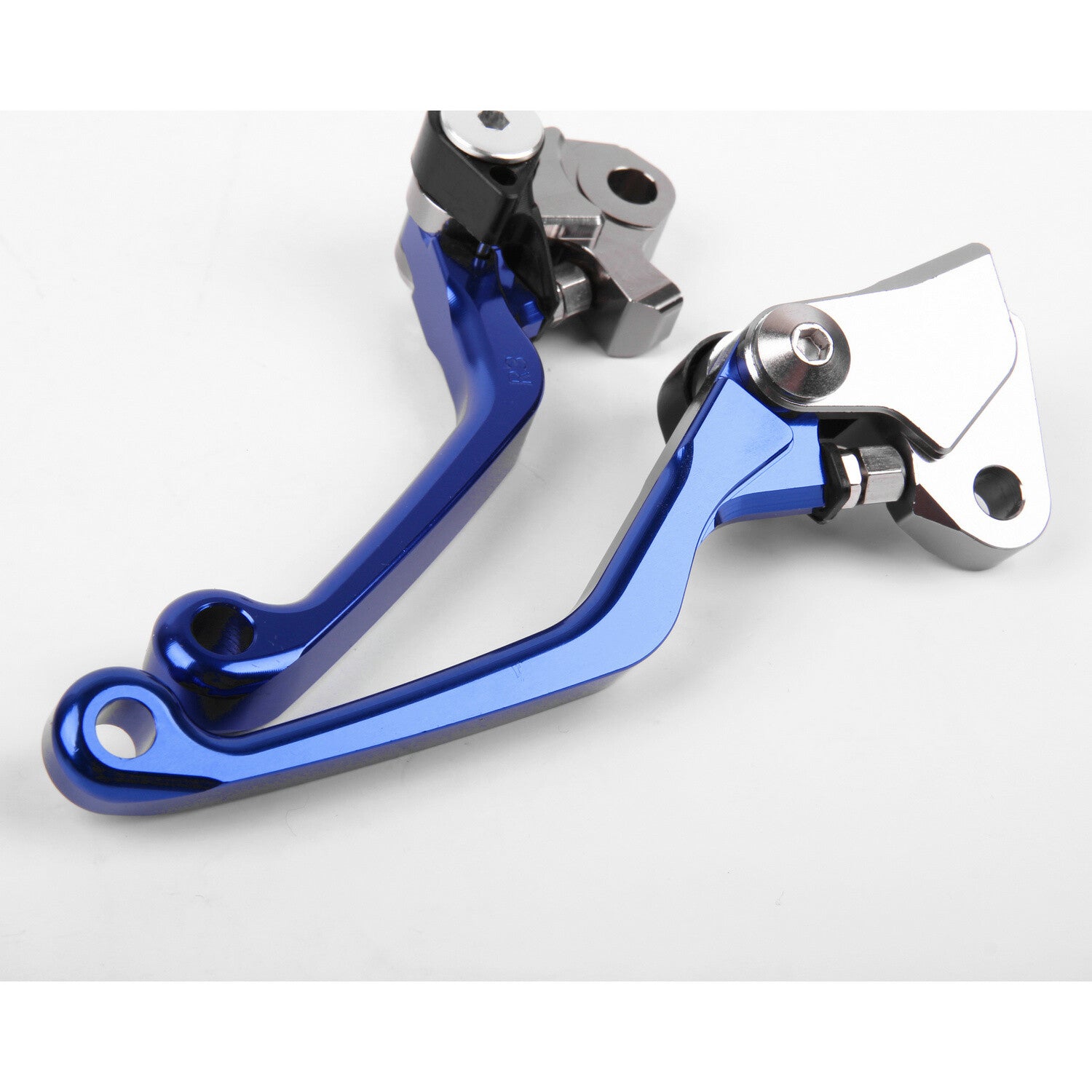for Yamaha YZ250F 2007-2008 / YZ450F 2008 Clutch Brake Pivot Levers Blue CNC US