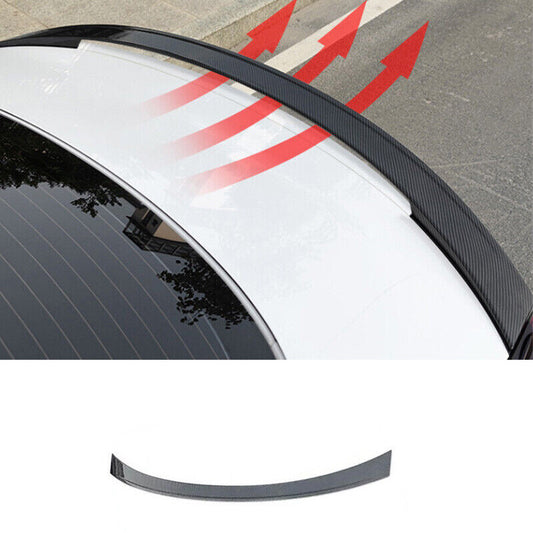 Fit for Hyundai Sonata 2020-23 Carbon Fiber Rear Spoiler Tail Trunk Lip Wing Bar