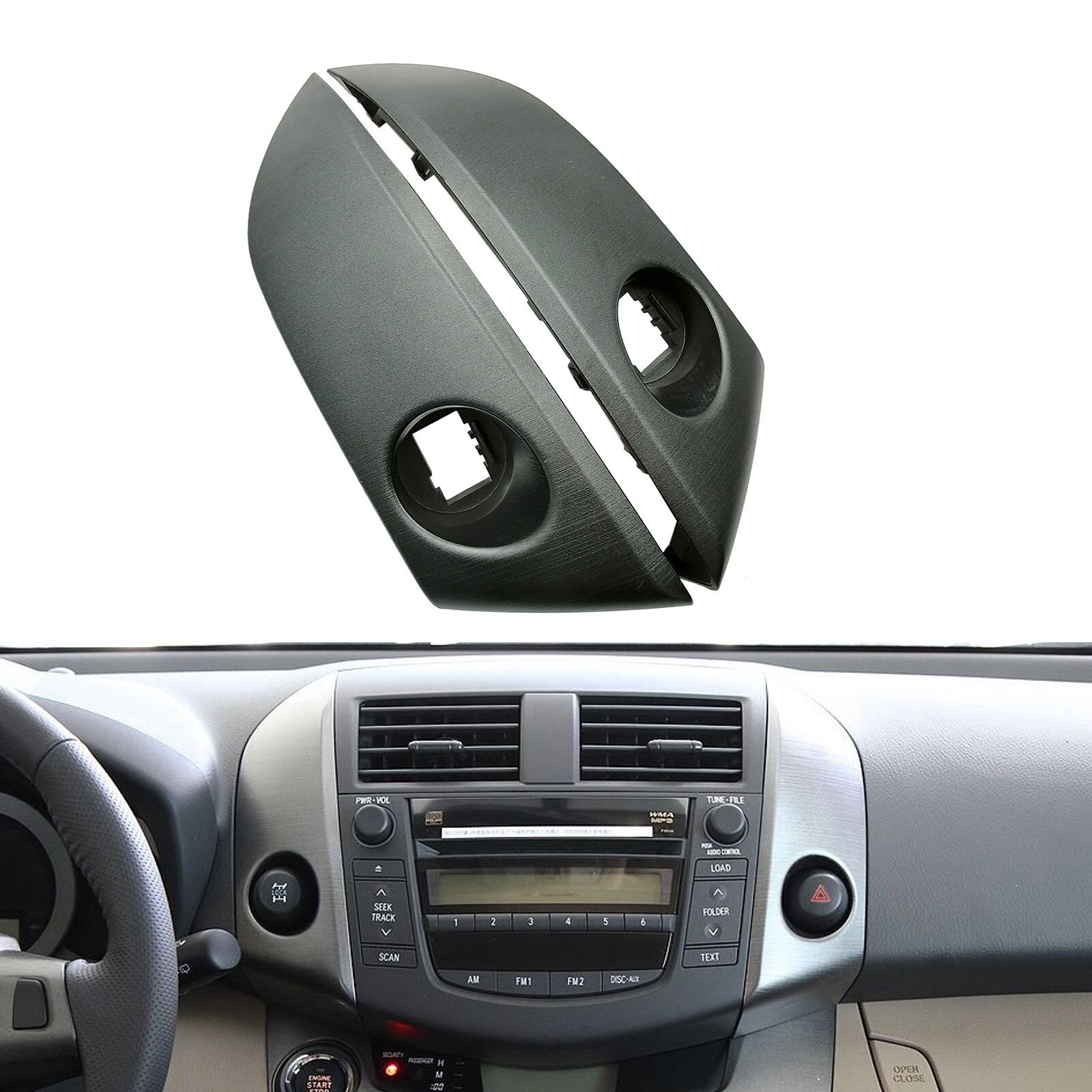 Suitable for Toyota Rav4 center console dashboard trim panel decoration (06-12).