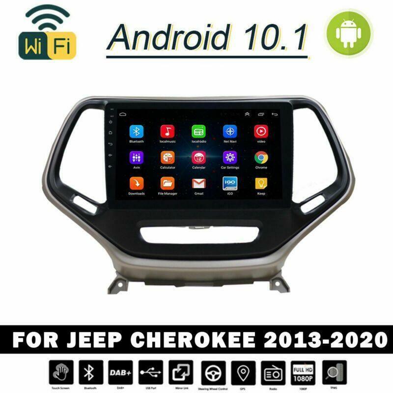 for Jeep Cherokee 10.1 Android 10.1 Car Stereo Radio GPS Bluetooth 2013-2020