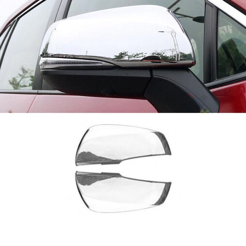 for Toyota RAV4 19-2023 Chrome Exterior Reversing Mirror Decor Cover cap Trim 2X