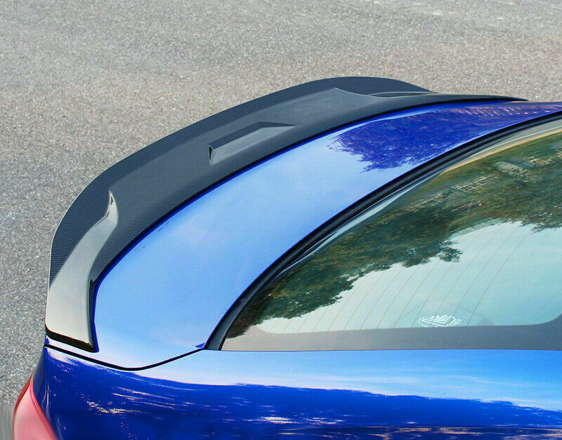 for Honda for Civic 11th 2022-2023 Carbon Fiber Rear Trunk Lip Spoiler Wing Flap ABS
