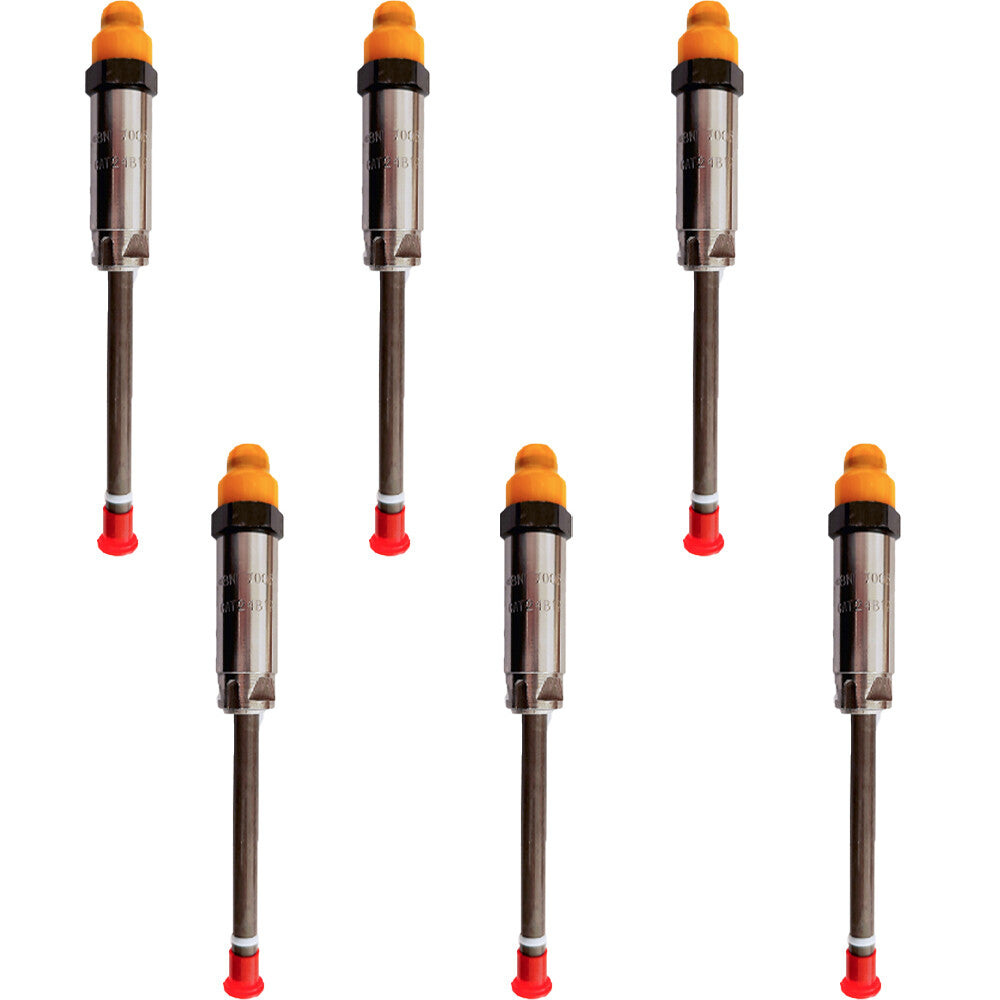 6X Fuel Pencil Injector 1705187 7W7038 0R4124 170-5187 For Caterpillar CAT 306