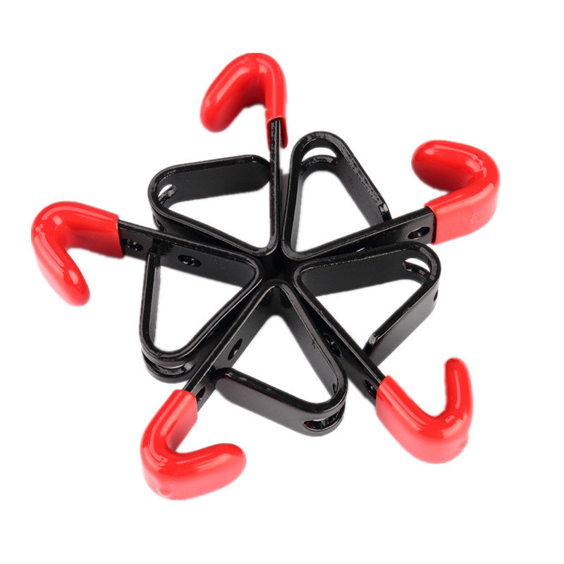 5Pcs Car Wheel Shop Stand Holder Tire Wheel Hub Hanging Hook Rack Wall Mounted