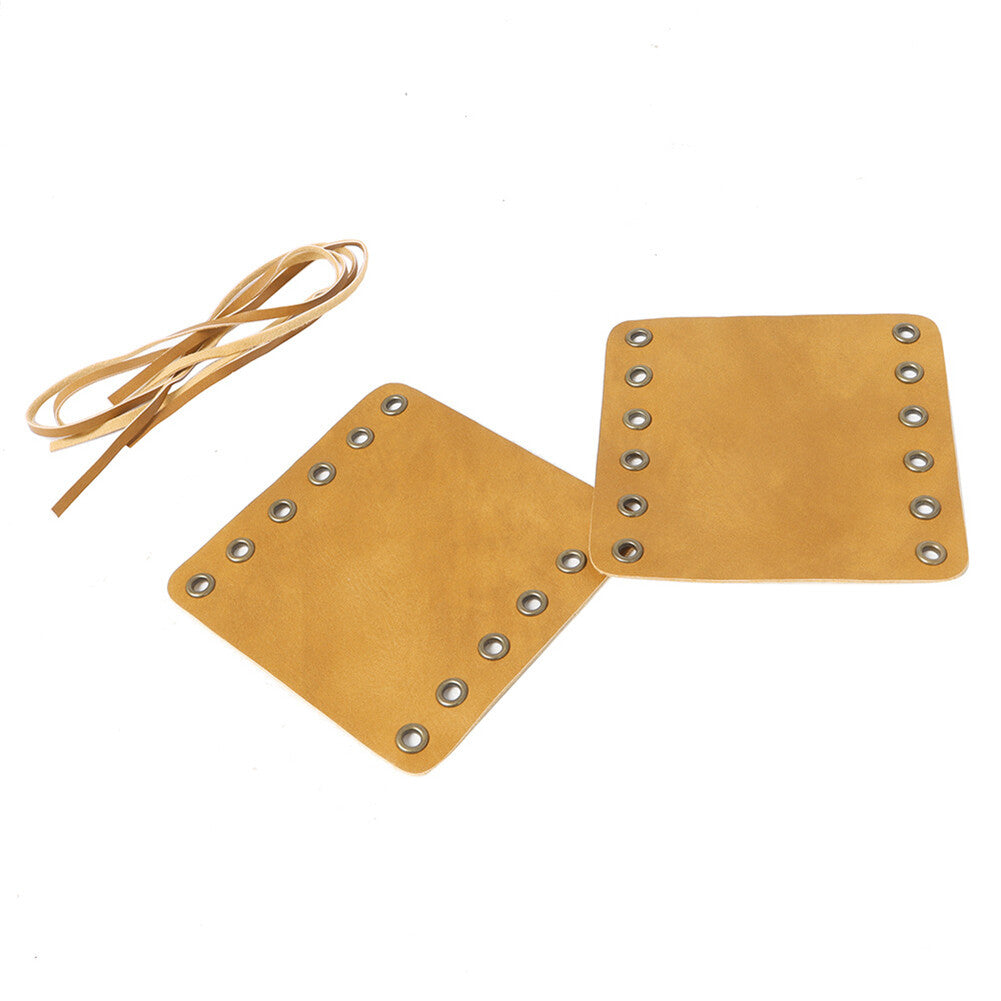 Leder-Handgriffabdeckungen Retro Wraps Protector Motorrad Fit for Harley Cafe Racer