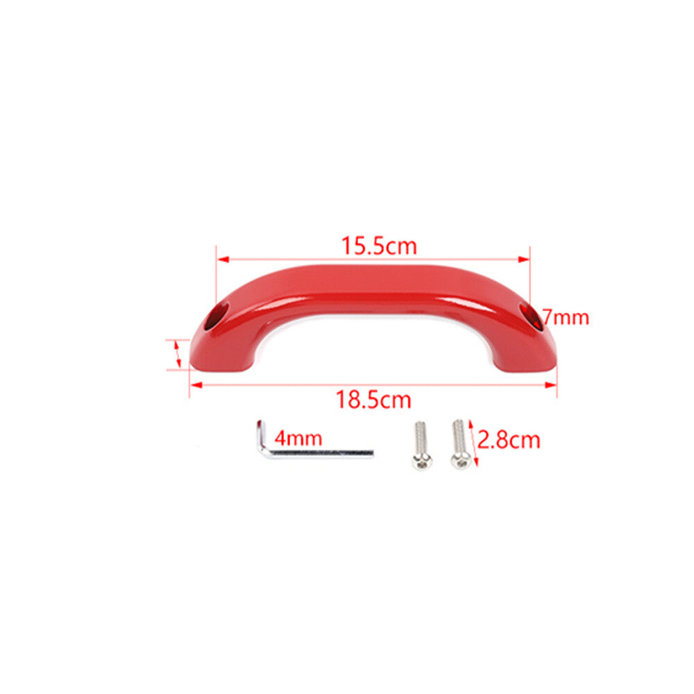 Alloy Red Car Roof Grab Handle Hard Mount Solid Grab Trim for Suzuki for Jimny 2010+