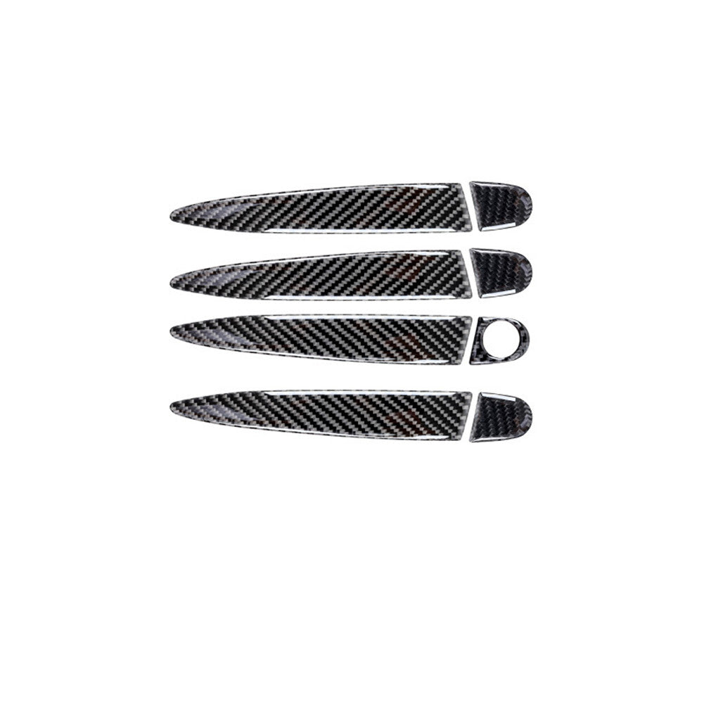 8 x carbon fiber door bowl handle cover for BMW X5 E70 X6 E71 2008-2013