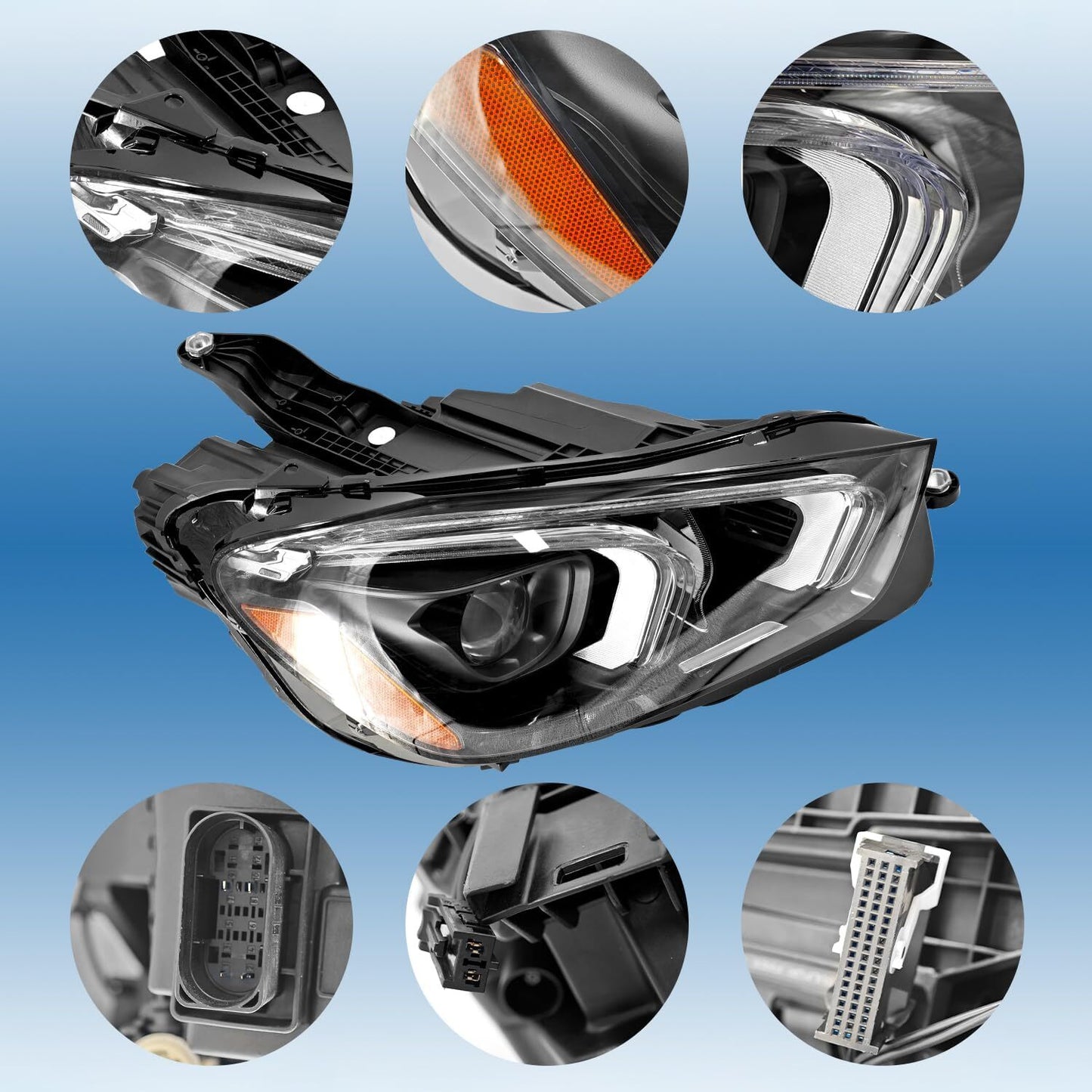 LED Headlight Right Passenger For 2020-2022 for Mercedes-Benz GLE Class