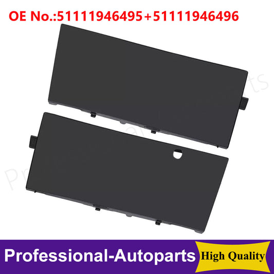 Front Left+Right Bumper Tow Hook Eye Cover for BMW E34 525i 530i 540i 535i 89-95
