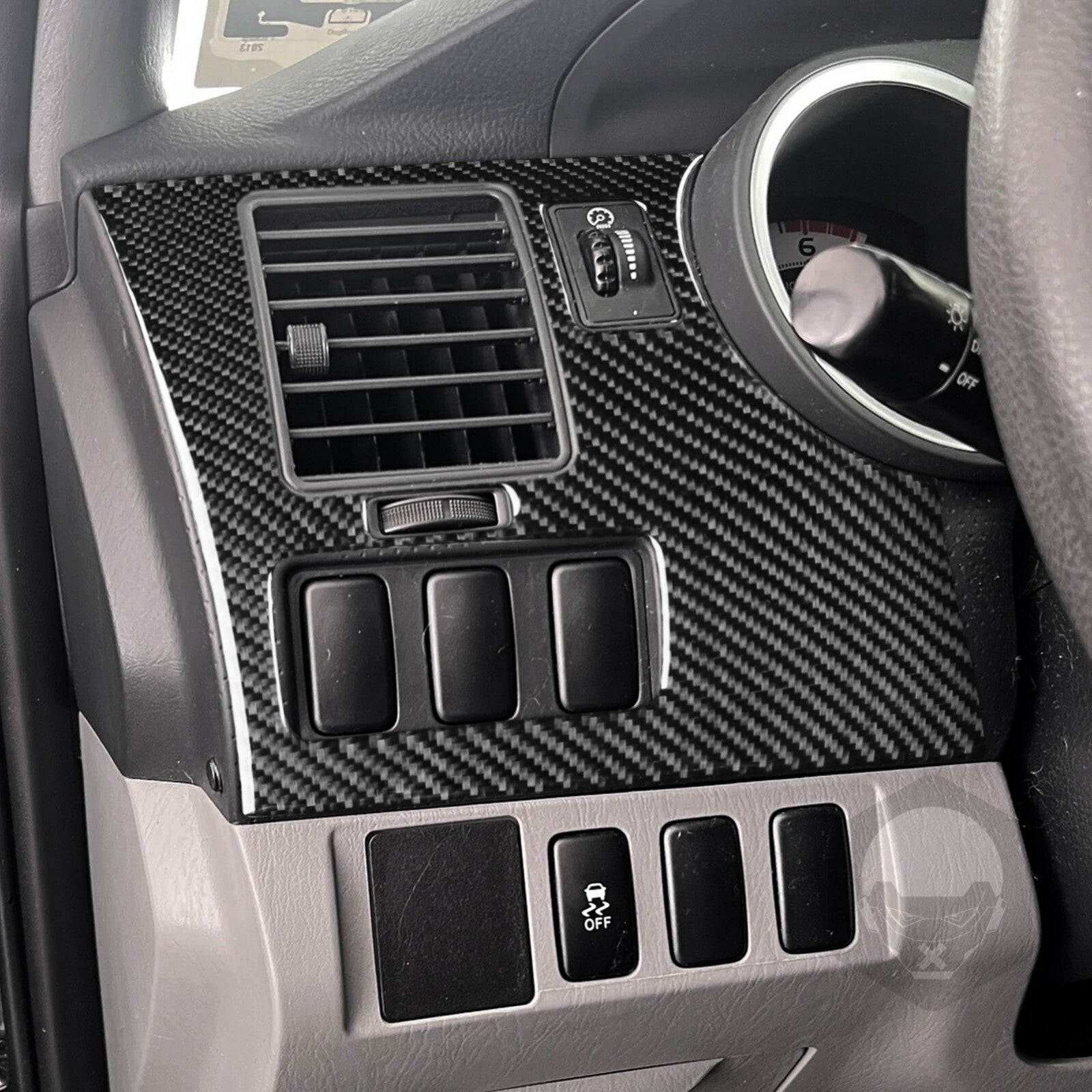 20-piece genuine carbon fiber kit for complete interior trim protection on the for Toyota Tacoma 2005 - 15