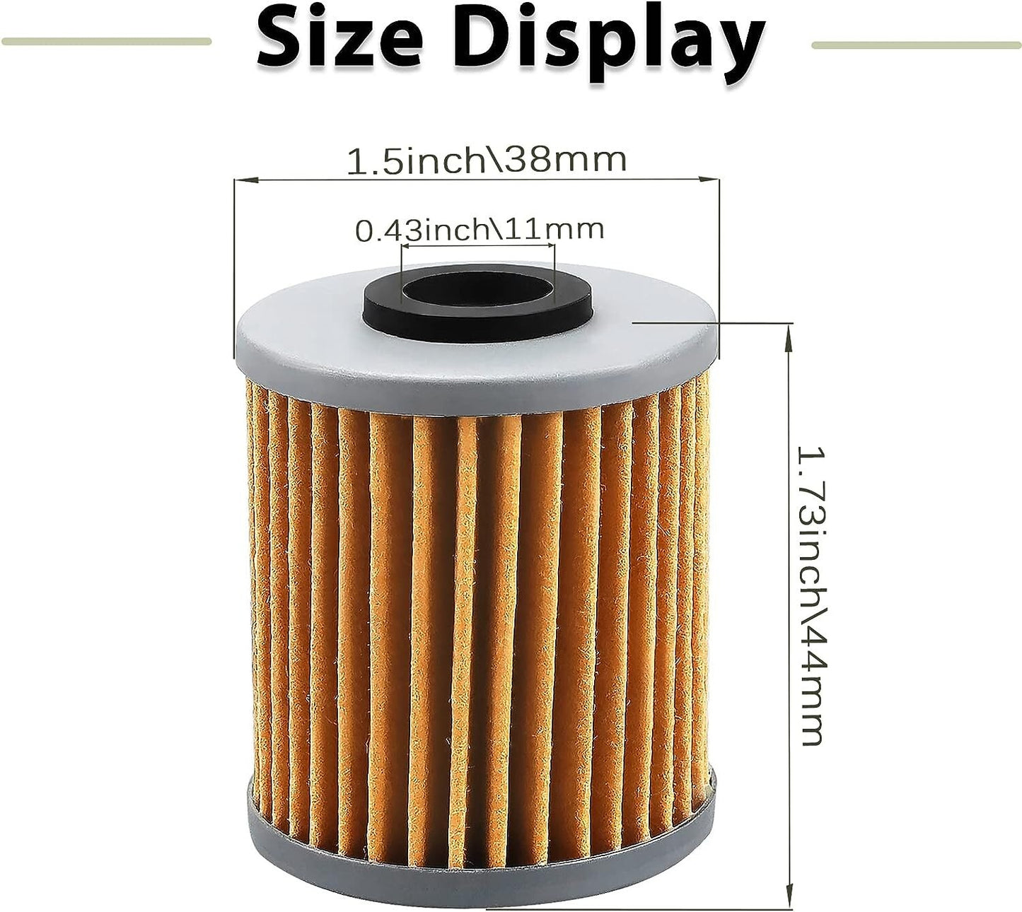 Oil Filter for SUZUKI 250 400 RMZ 250 RM-Z250 2004-2015 / RMZ 450 2005-2015 (4)