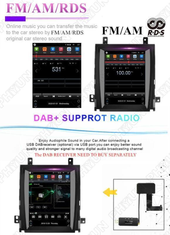 9.7 For Wireless Carplay for Cadillac for Escalade 2007-2014 Car Stereo Radio GPS