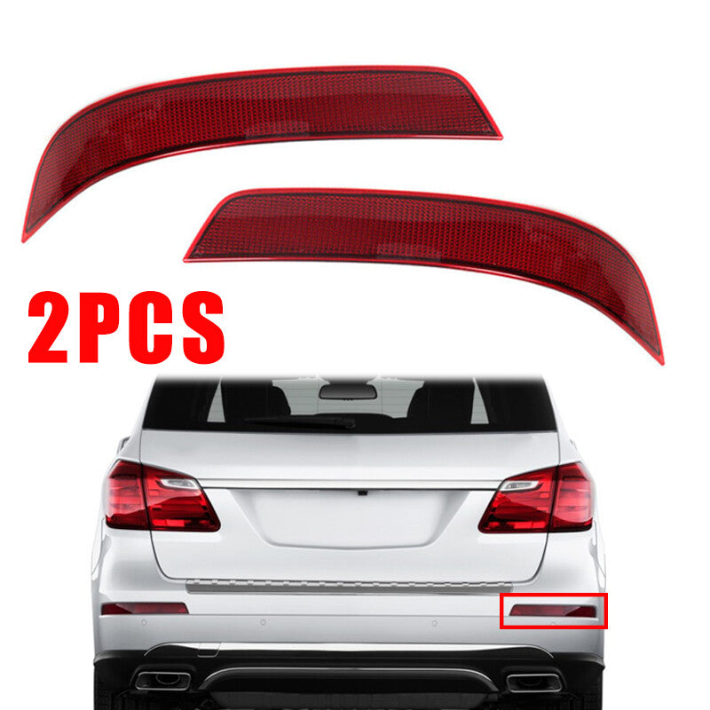 2Pcs Rear bumper reflector light 1Pair For 2010-2012 for Benz GL-Series GL350 GL450