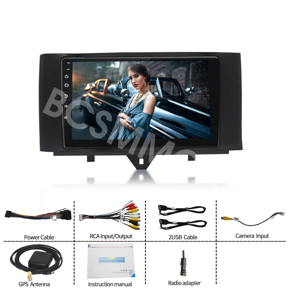 Fit for Mercedes Benz for Smart Fortwo 2011-2014 Car Stereo Radio GPS FM WIFI 2+32G