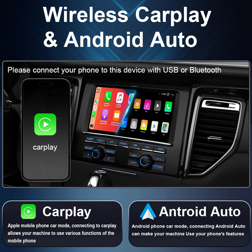 for Ford Focus 2 Mondeo S-MAX Android Carplay Car Radio 4G GPS Multimedia Screen