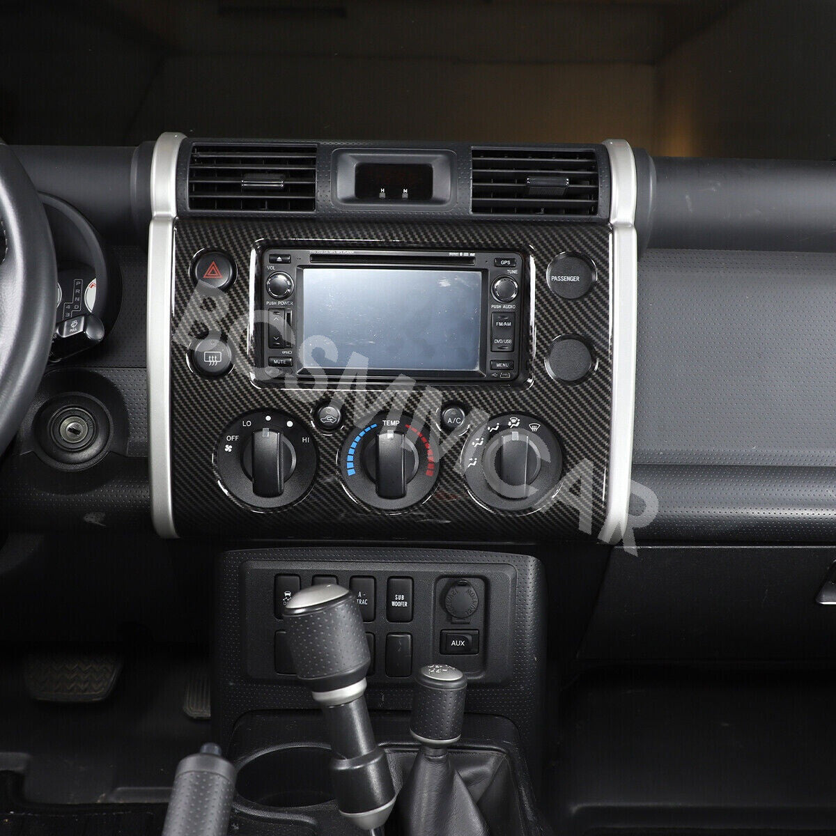 Center Console Dash Navigation Panel Cover Fit for Toyota FJ Cruiser 2007-2021