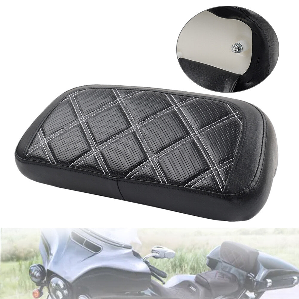 PU Leather Tour Pak Trunk Backrest Pad for Harley Street Road Glide CVO 14-Up 18