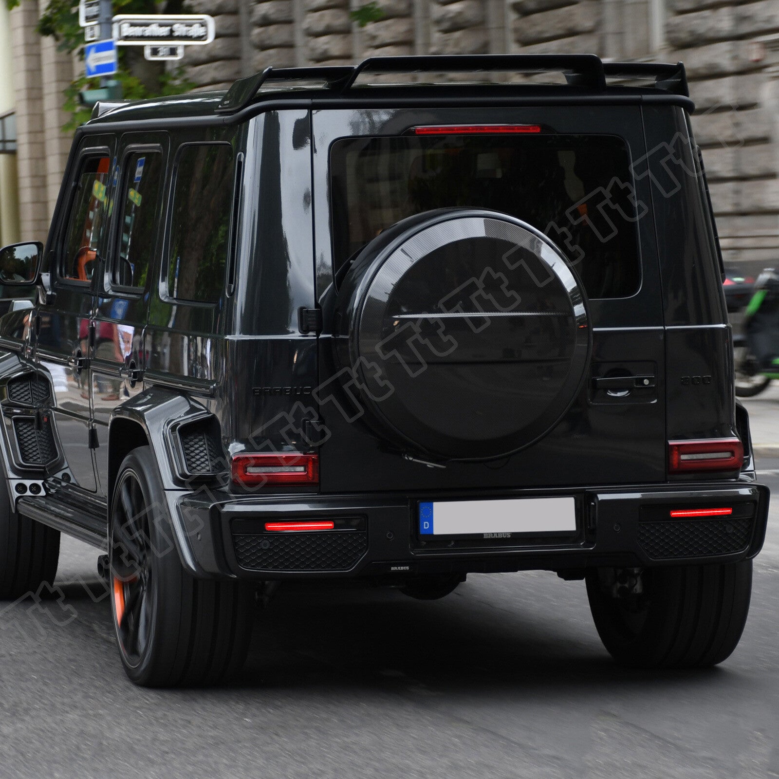 Suitable for 18-21 for Mercedes-Benz W463 G550 G63 AMG models, LED rear bumper reflector lights.