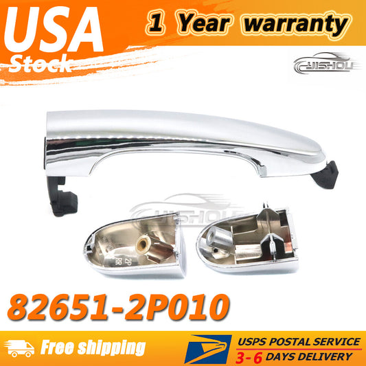 Front Right Rear Outside Door Handle Side Exterior Chrome for Kia Sorento 11-15