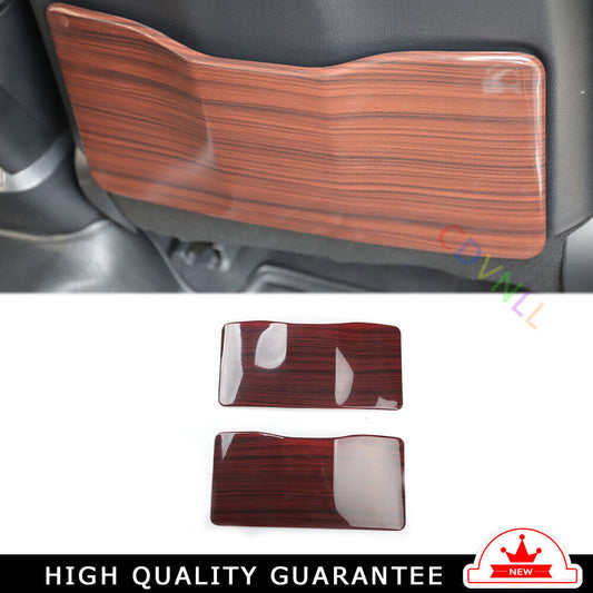 Rear Air Outlet Anti-Kick Panel Trim Interior Fit for Lexus for ES 2015-17 Red Wood