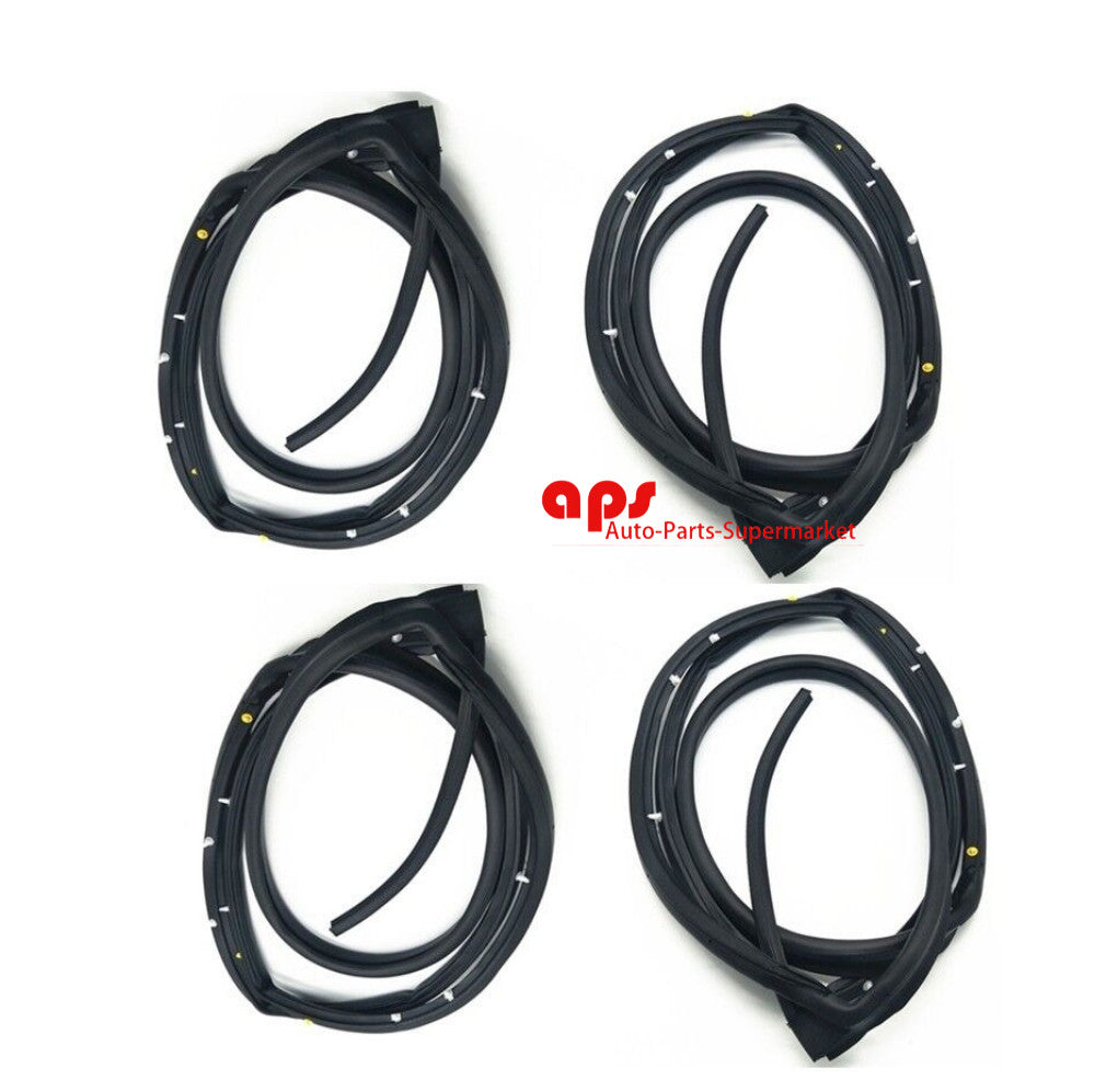 Suitable for 1994-1997 for Honda Accord door Weatherstrip 4-piece Slence open-end washer on the door