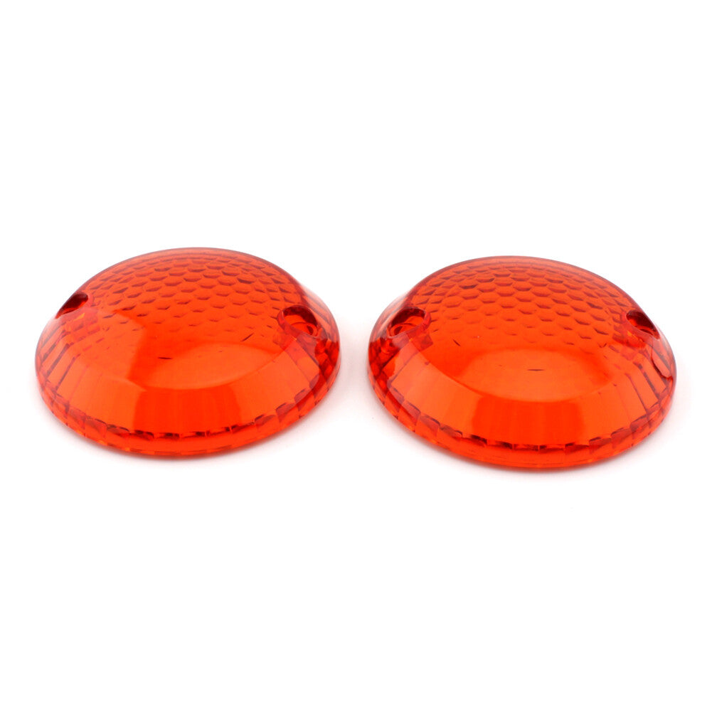 Motorcycle Turn Signal Light Lens Cover for Suzuki Intruder 1400 VX800 Orange