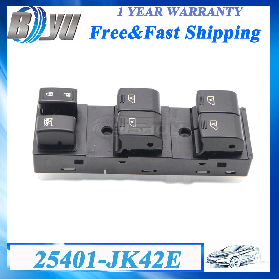 25401-JK42E Front Side Master Window Switch for Infiniti G35 G37 Q40 2007-2008
