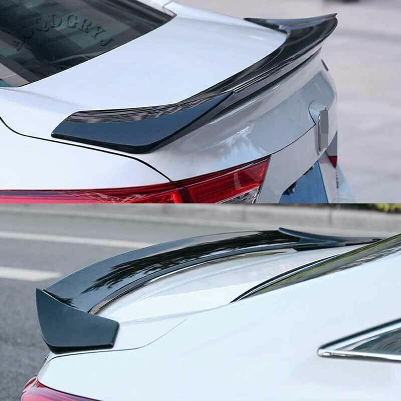 Glossy Black Rear Trunk Spoiler Wing Trim Fits for HONDA 10th ACCORD 2018-2021