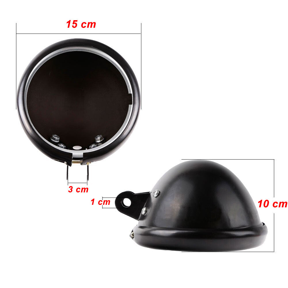 5.75-inch for Harley-Davidson motorcycle headlight housing cover bottom mounting bracket bucket