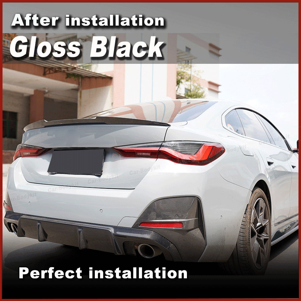Fit for BMW I4 G26 430i 440i 2021-2023 Gloss Black Rear Trunk Spoiler Wing Lid