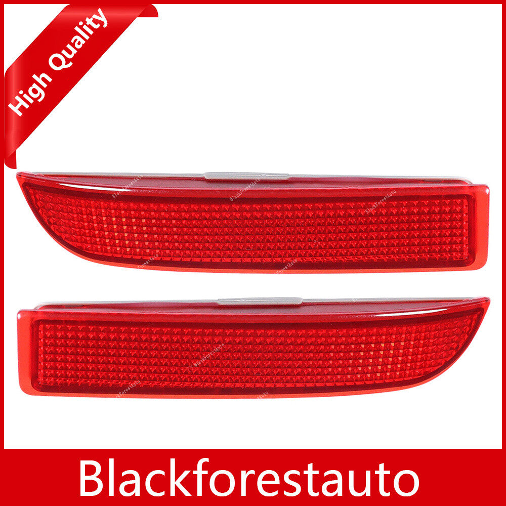 2x Fits for Toyota RAV4 09-12 Rear LeftRight Bumper Reflector Replacement Lamp Red