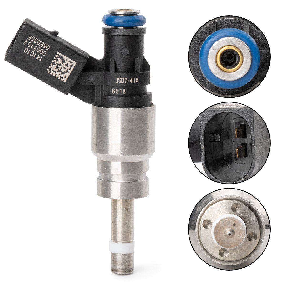 6-piece fuel injector (079906036C 06E906036E) suitable for 2008-2011 for Audi A4, A5, A6, Q5 3.2L V6 engines.