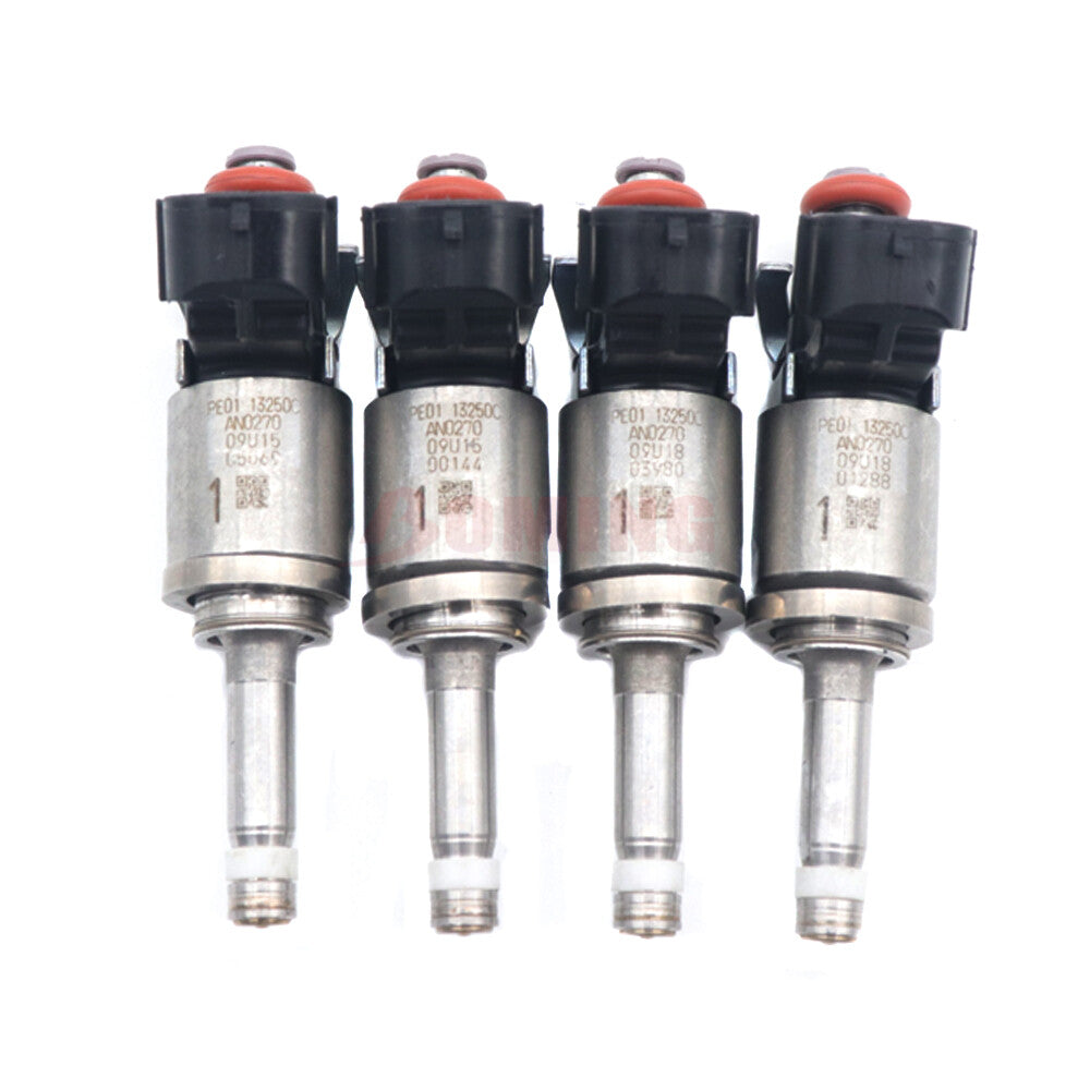 4 PE01-13-250C PE01-13-250B fuel injectors suitable for Mazda 3, CX-3, CX-5, MX-5 Miata 2.0L