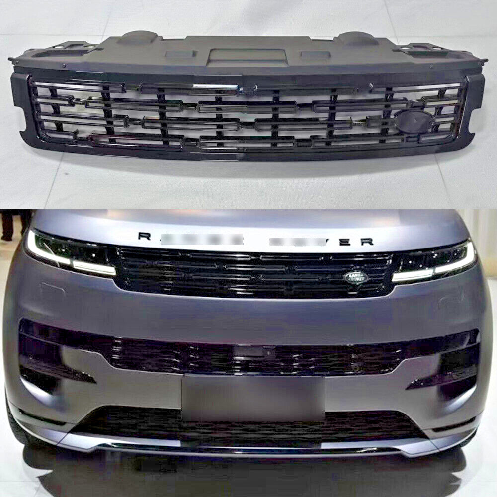 Front Grill Bumper Mesh Grille Fit For LR for Range Rover Sport 2023-2024 Black New