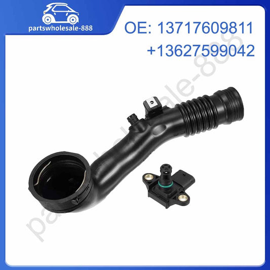 Air Intake Hose Intercooler Duct To Throttle Housing Sensor for BMW E82 335i E90