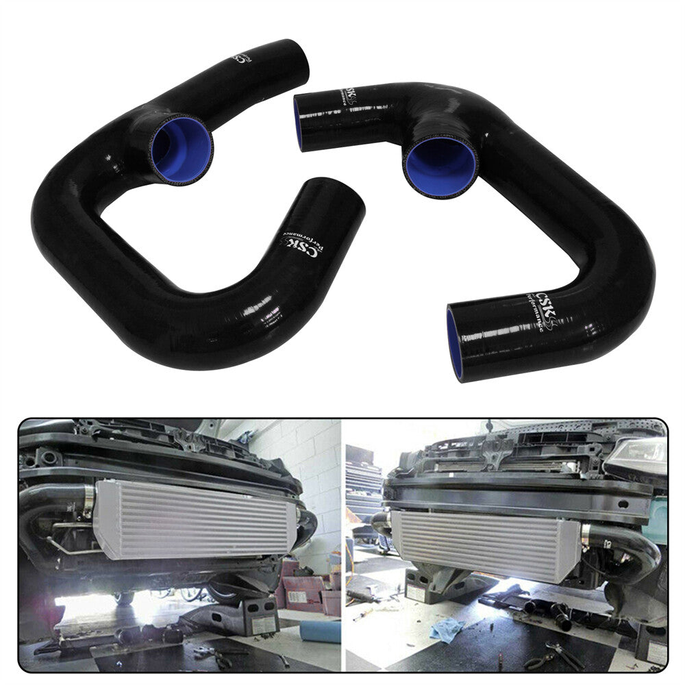 for VW for Golf R GTI MK7 2.0T for Audi S3 8V Upgrade Intercooler Intake Pipe Hose 2Pcs